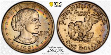 1981-P SBA$1 MS65
