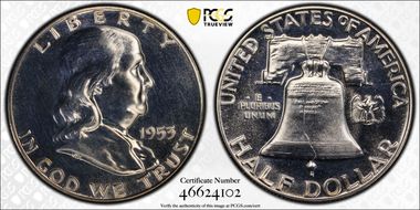 1953 50C PR62
