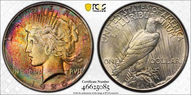 1925 $1 MS64