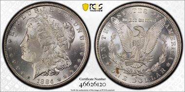 1884-CC $1 MS63