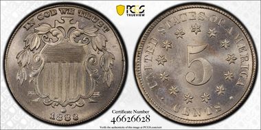 1883 5C Shield MS67