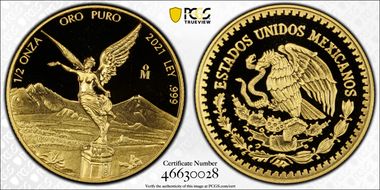 2021-Mo 1/2 oz Libertad Au PR69DCAM