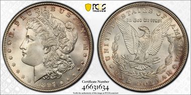 1897 $1 MS67+