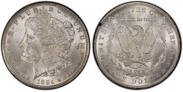 1884-CC $1 GSA Hoard MS62