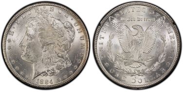 1884-CC $1 GSA Hoard MS62