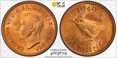 1949 1/4D S-4119 MS65RD