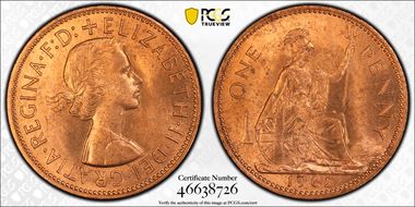 1962 1D S-4157 MS64RD