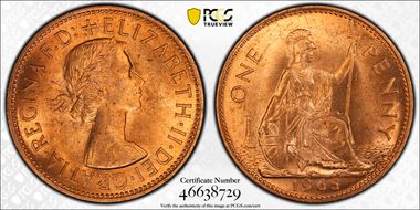 1965 1D S-4157 MS64RD