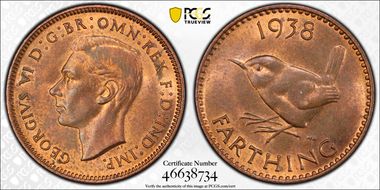 1938 1/4D S-4116 MS64RB