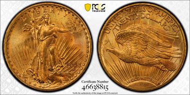 1923 $20 MS65