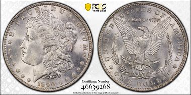 1890 $1 MS65