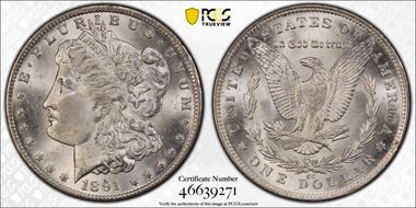 1891-CC $1 MS65