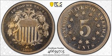 1869 5C PR65