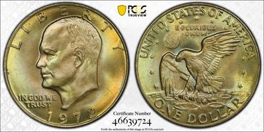 1972 $1 Type 1 MS66+