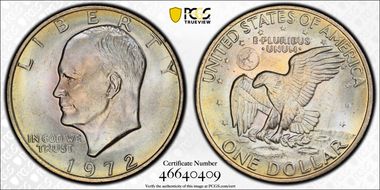 1972 $1 Type 1 MS66+
