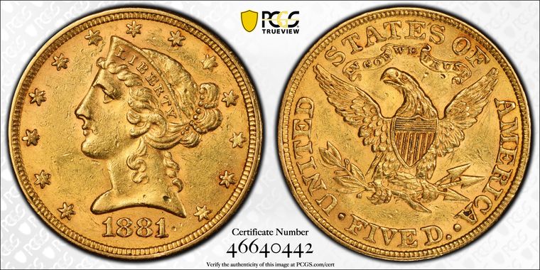 Cert 46640442 - Coin Image