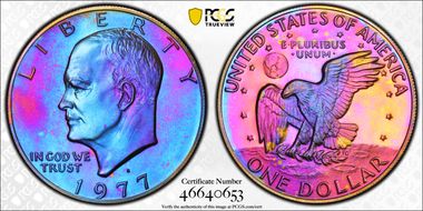 1977-S $1 PR68DCAM