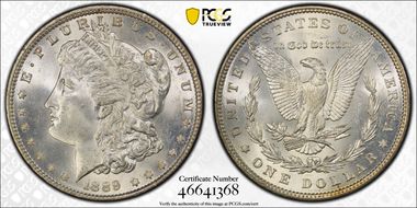 1889 $1 MS66