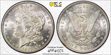 1892 $1 MS65