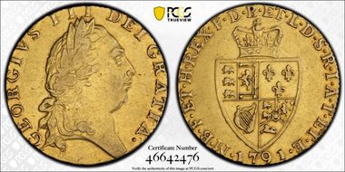 1791 Guinea S-3729 AU50