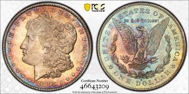 1878-S $1 MS66