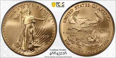 1997 $50 Gold Eagle MS69
