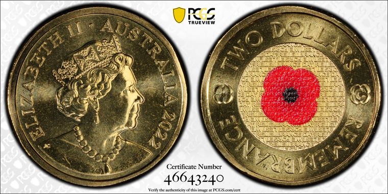 Cert 46643240 - Coin Image