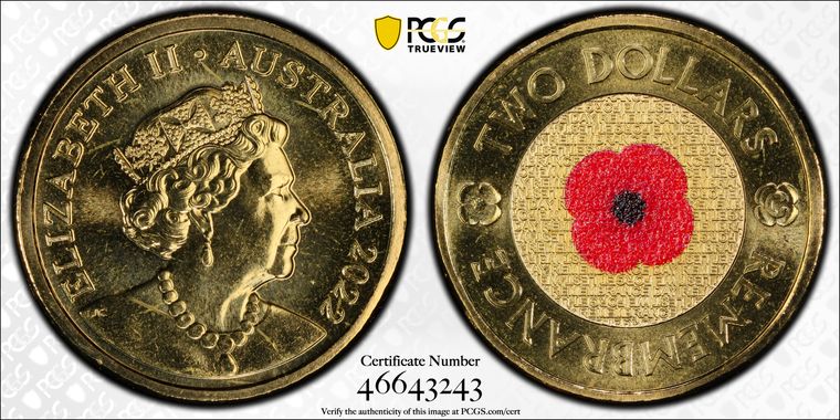 Cert 46643243 - Coin Image