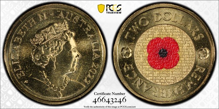 Cert 46643246 - Coin Image