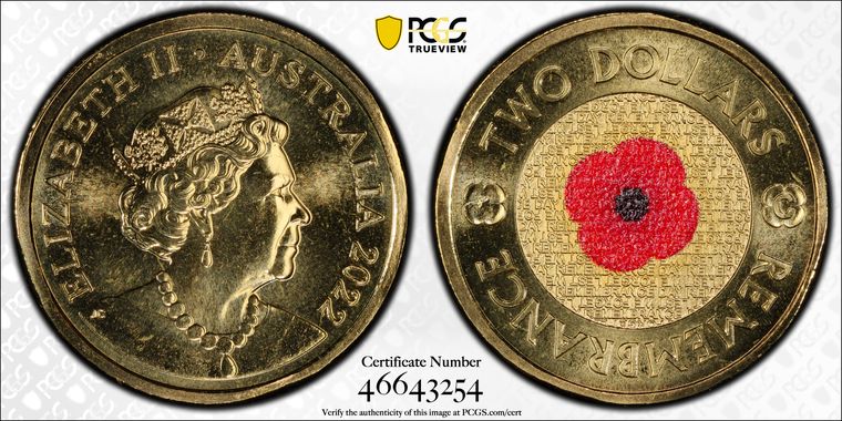 Cert 46643254 - Coin Image