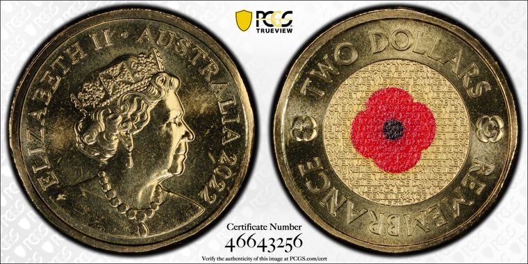 Cert 46643256 - Coin Image