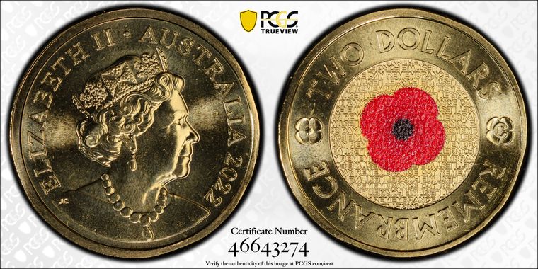 Cert 46643274 - Coin Image