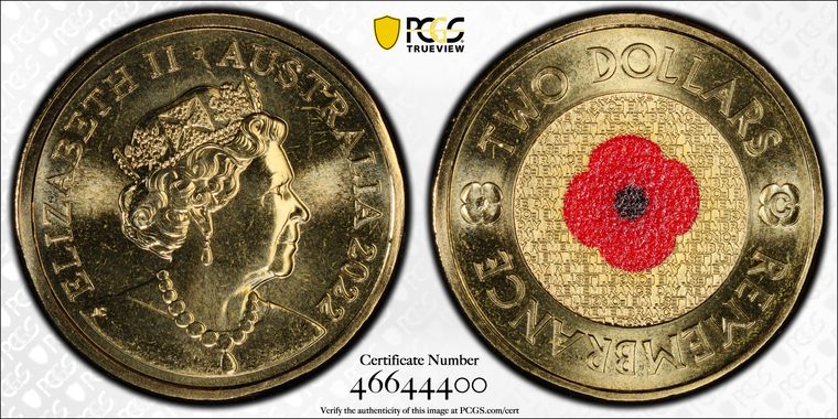 Cert 46644400 - Coin Image