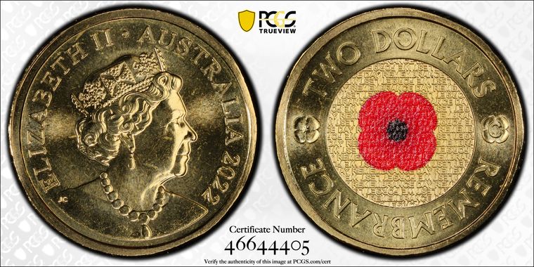 Cert 46644405 - Coin Image