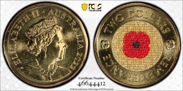 Cert 46644412 - Coin Image