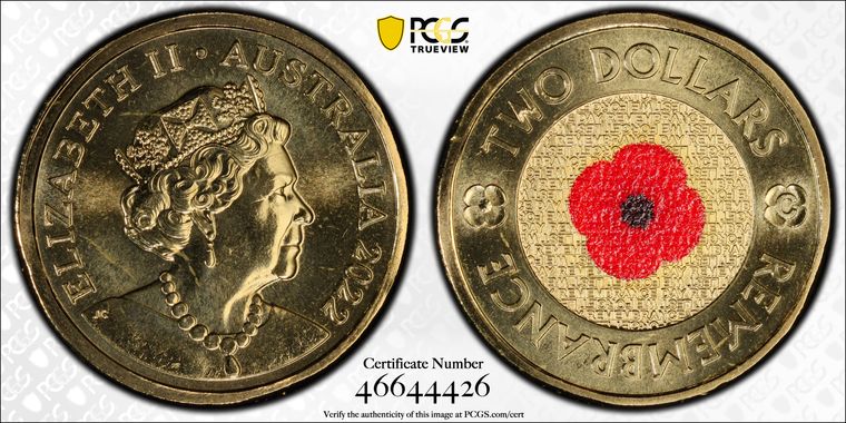 Cert 46644426 - Coin Image