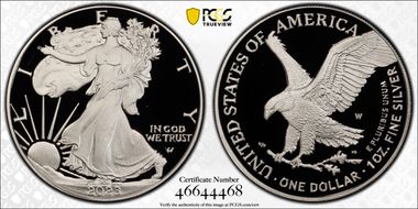 2023-W $1 Silver Eagle PR69DCAM