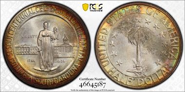 1936-D 50C Columbia MS68