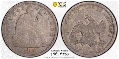 1849 $1 XF45