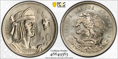 1951-Mo 50C KM-449 MS65