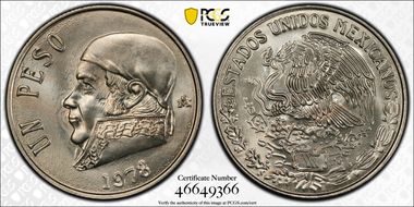 1978-Mo Peso KM-460 Open 8 MS66