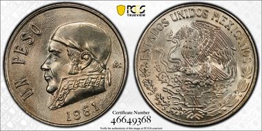 1981-Mo Peso KM-460 Open 8 MS66