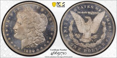 1880/79-CC $1 Reverse of 1878 MS64DMPL