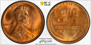 1937 1C MS67RB