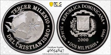 2000 2000 P Christianity Platinum PR69DCAM