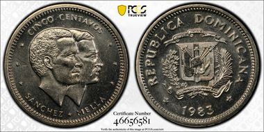 1983 5C Human Rights MS67