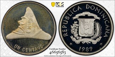 1989 1C KM-P30 Piefort PR66DCAM