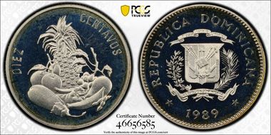 1989 10C KM-P32 Piefort Ag PR68DCAM