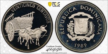 1989 25C KM-P33 Piefort Ag PR68DCAM