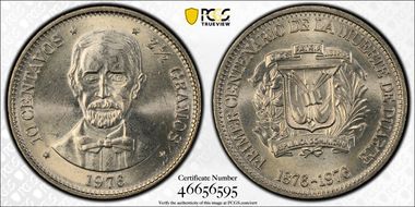 1976 10C Duarte Centennial MS65